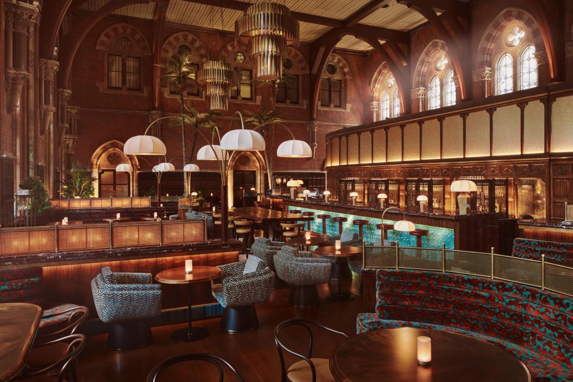 伦敦圣潘克拉斯万丽酒店 外观 照片 The interior of the restaurant