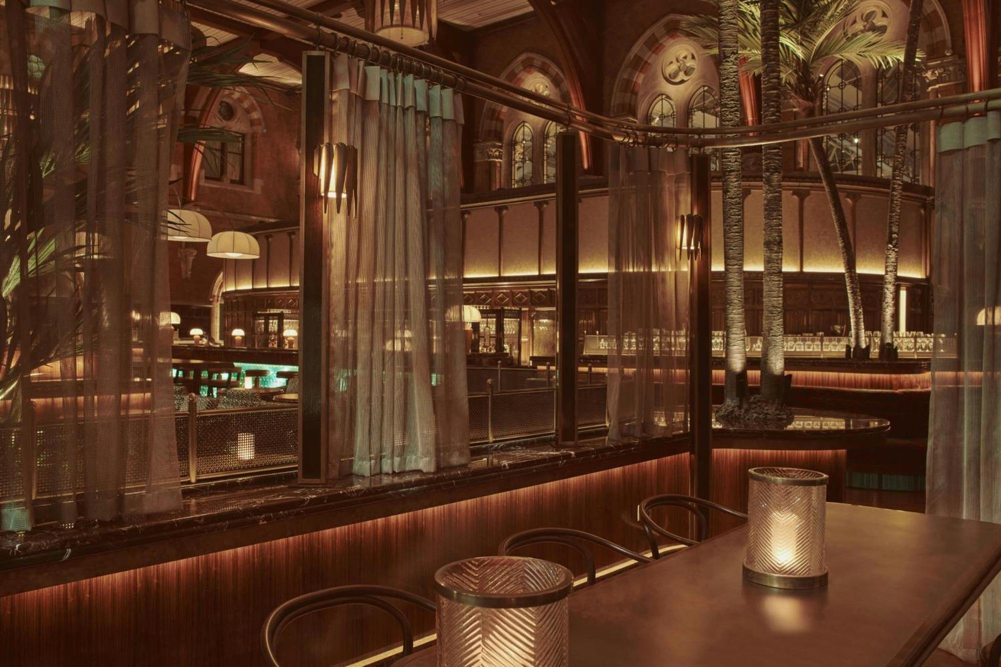 伦敦圣潘克拉斯万丽酒店 外观 照片 Interior of the restaurant